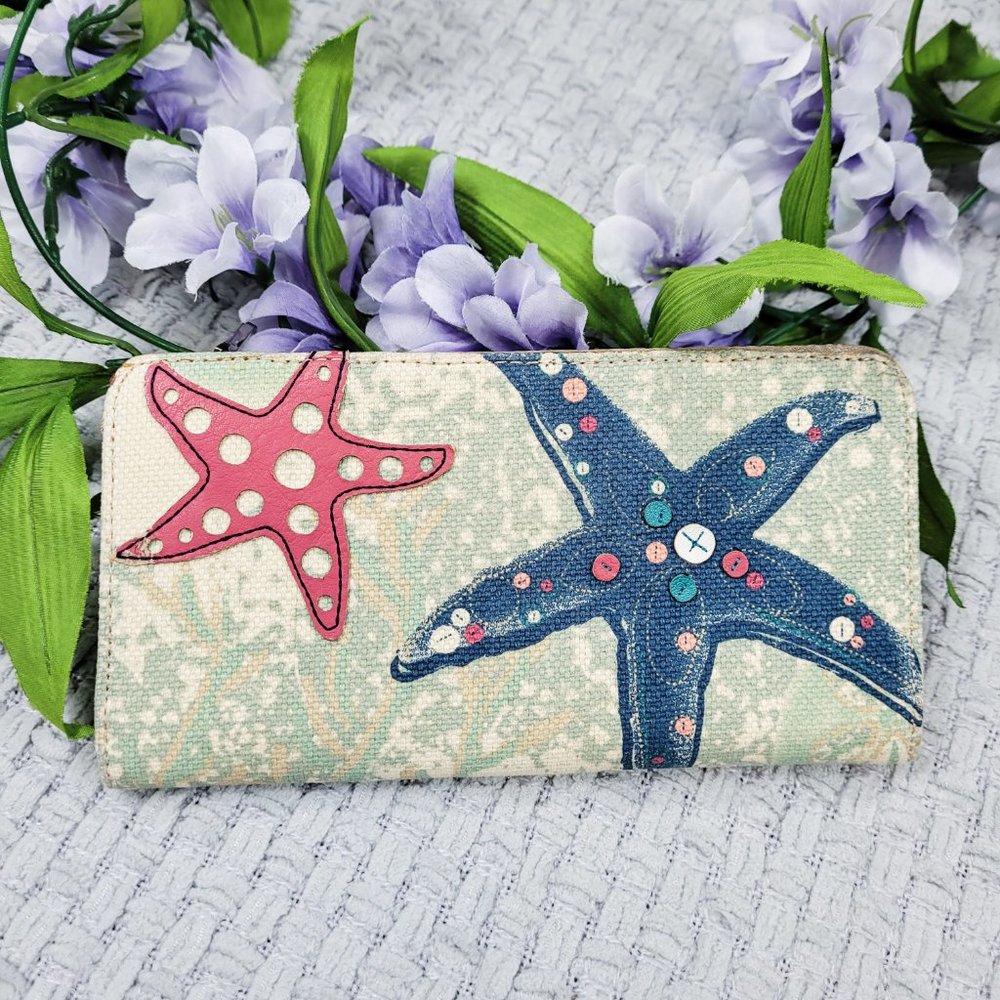 Relic Canvas Starfish Beach Canvas Wallet Price Firm